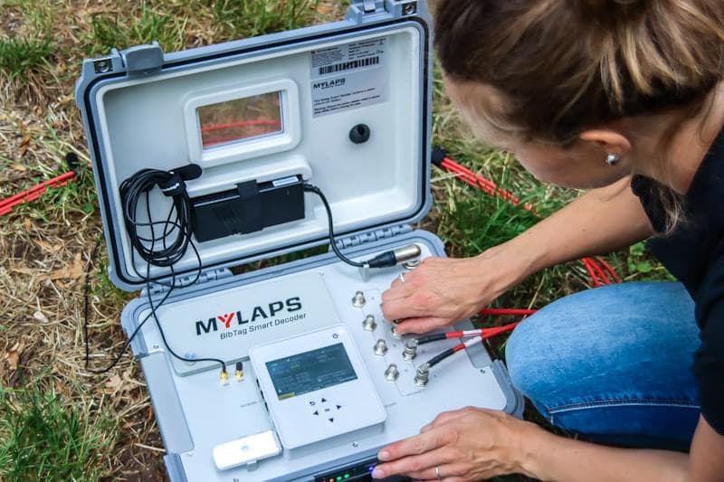 MYLAPS BibTag Smart Decoder en uso